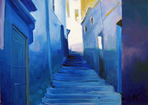 Callejon Azul. Chaouen-Tanger