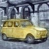Renault 4 L. Grabado