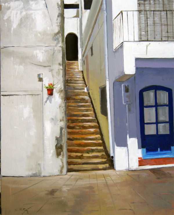 Escaleras callejon, Mojacar